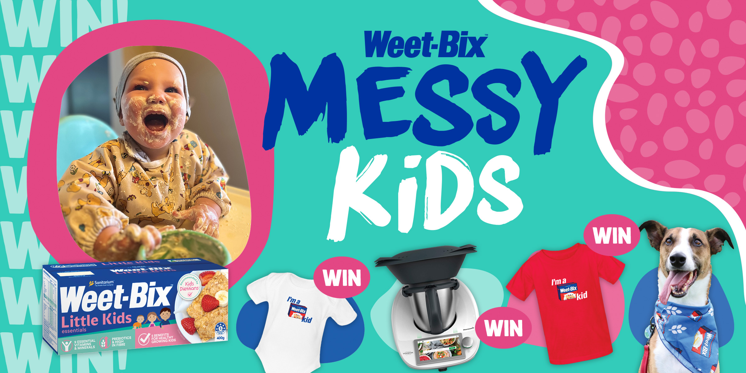 Weet-Bix Messy Kids Search 2024